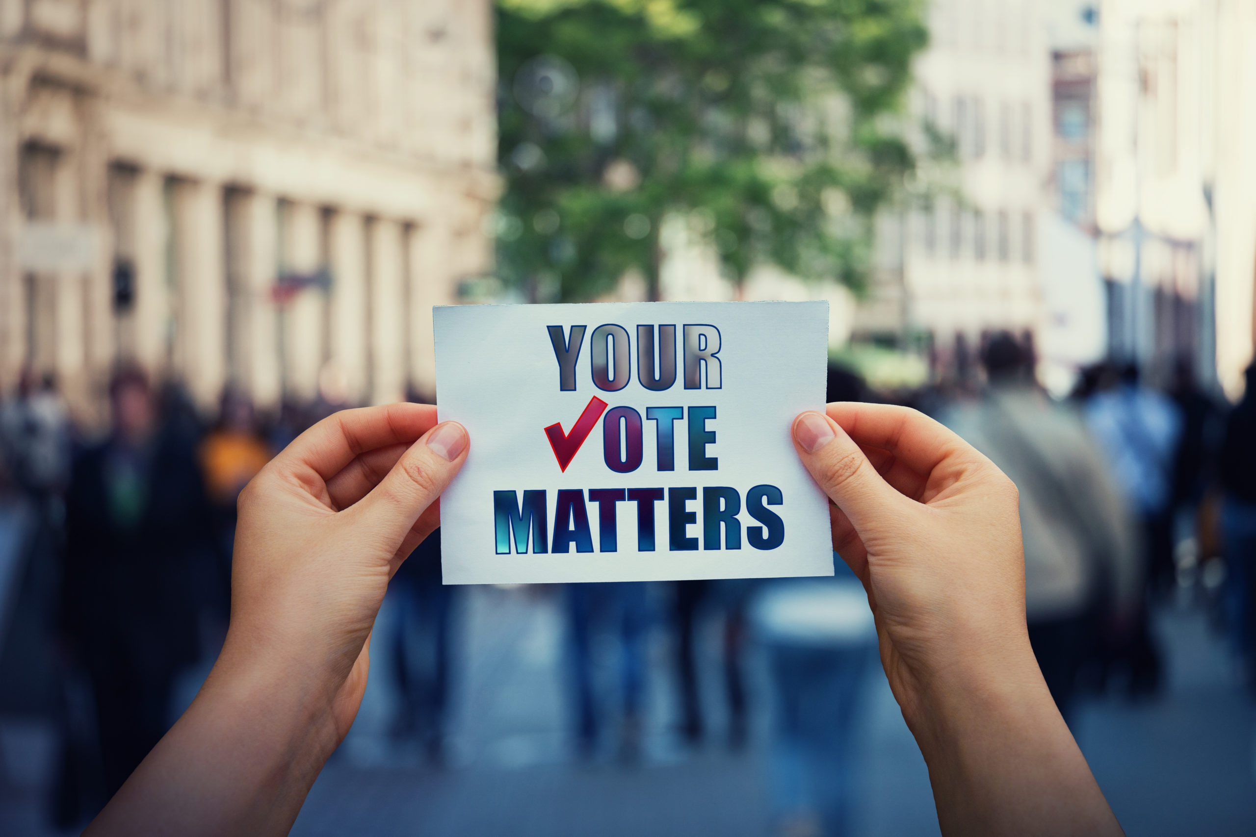 Your Vote Matters sign