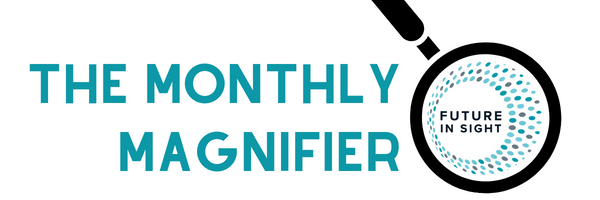 The Monthly Magnifier logo