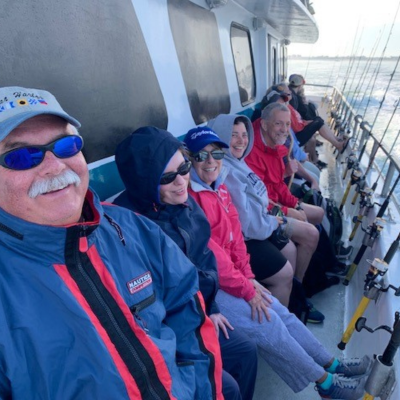 a group on our 2022 deep sea fishing trip