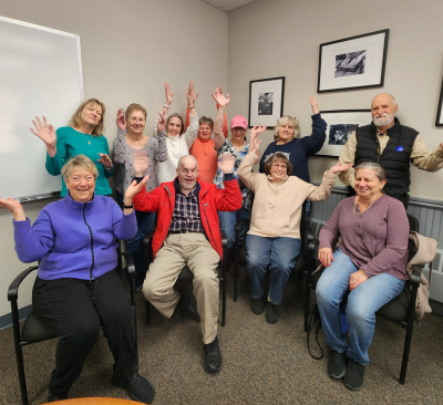 Group of Silver Retreat participants