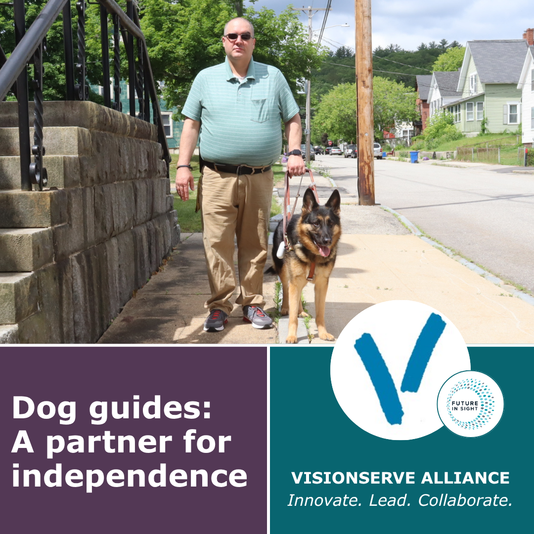 Dog guides: A partner for independence by VisionServe Alliance.